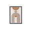 Ensemble de 3 panneaux décoratifs élégants en bois aggloméré, cadre en bois massif, 13,4 x 19,3 x 0,6 pouces | Œuvre d'art 100% MDF avec impression numérique | Parfait pour le salon, la chambre à coucher et le bureau, design élégant et moderne