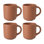 Bloomhouse Corcisa Clay 4 Piece Mug Set