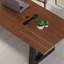Bureau moderne en bois massif avec plateau épais-1090759072