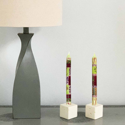 Scented Unscented Flameless Taper Candle