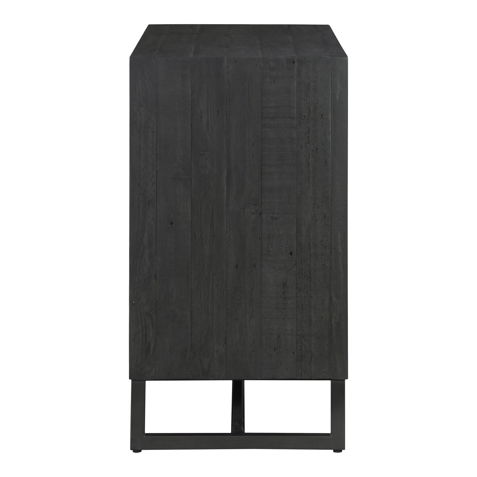 Lopez Pine Accent Cabinet, Black
