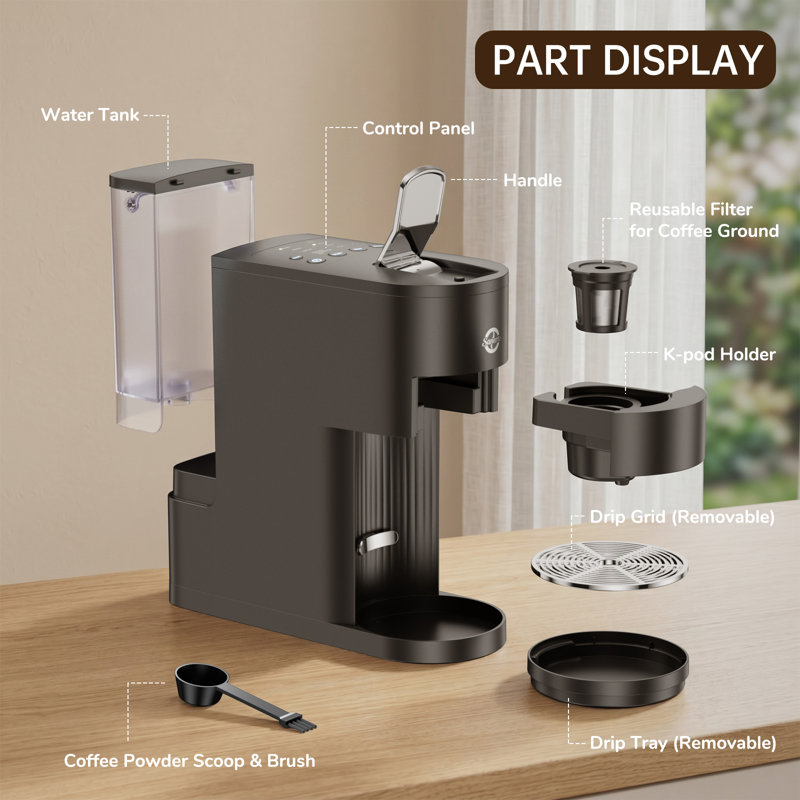 Single Serve Coffee Maker Compatible With K-cups