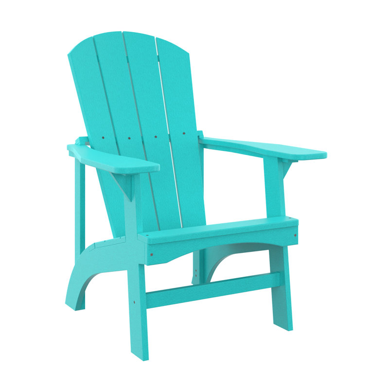 Chaise classique Crystal Harbor Adirondack aigue-marine, Rouge