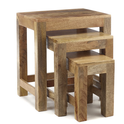 Evelyn Solid Wood Nesting Tables
