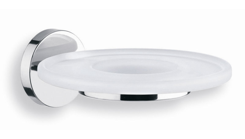 Baketo Soap Dish, Frosted Glass