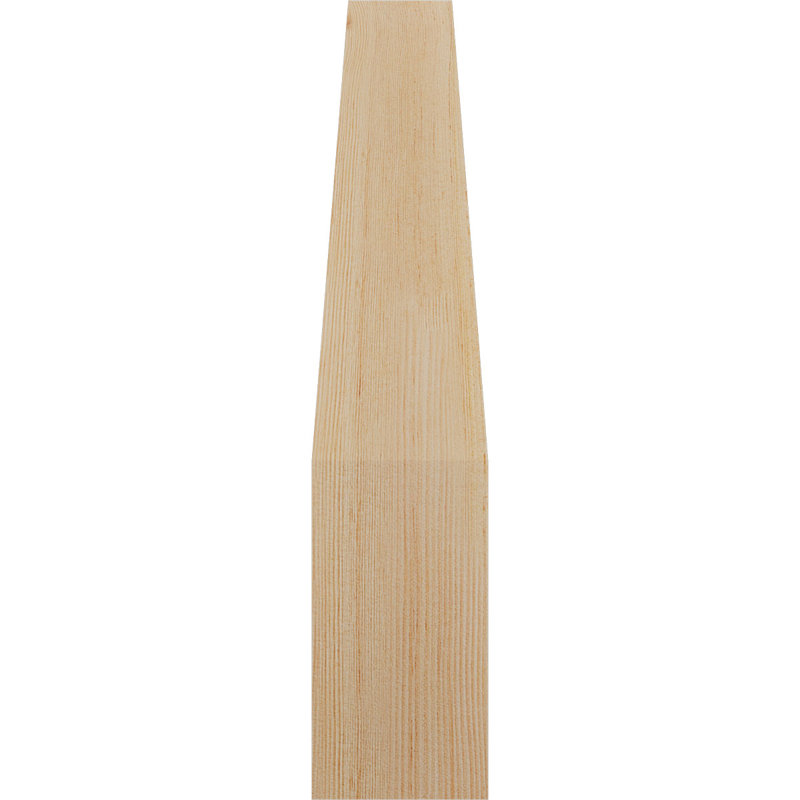 Attelle de genou olympique, Sapin de Douglas, H 20 po x l 3,5 po x P 16 po, Attelle lisse