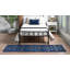 Tapis bleu contemporain Contemporary Glitzy-2107515721