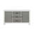 Katia Rustic Gray & Weathered White Finish Server
