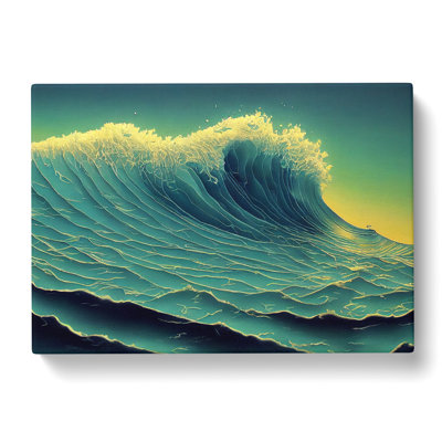 Epic Ocean Wave - Wrapped Canvas