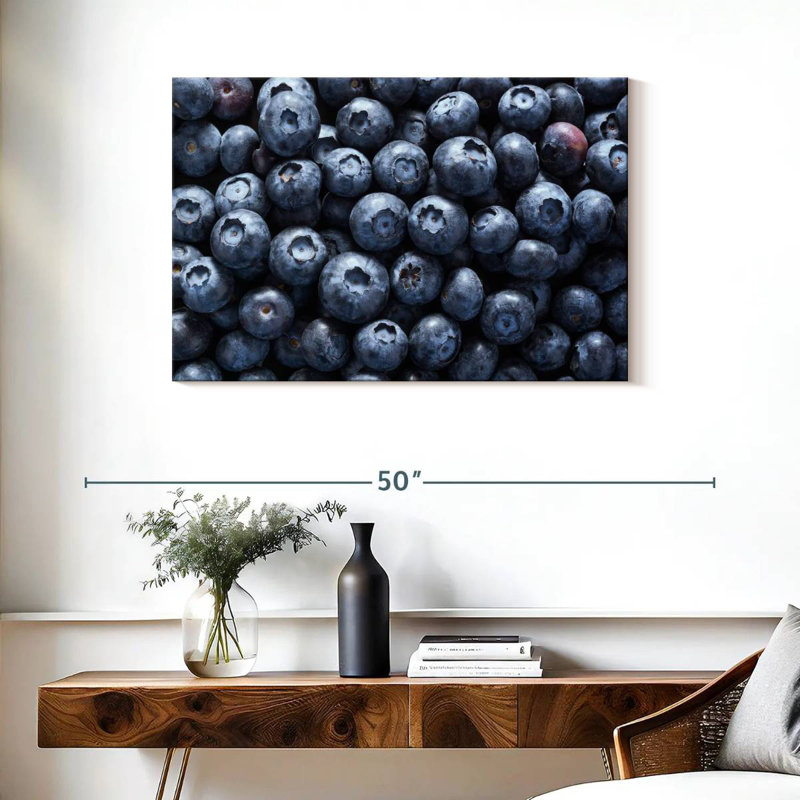 Yarlin Fresh Blueberries, 24" H x 36" W