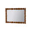 Miroir mural rétro en bois sculpté