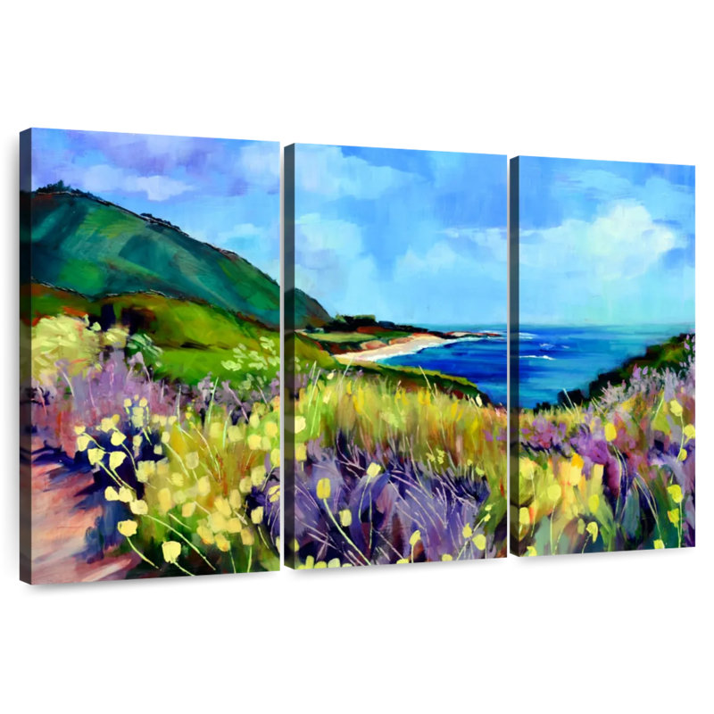 Sebbie California's Route 1, 48" H x 74" W