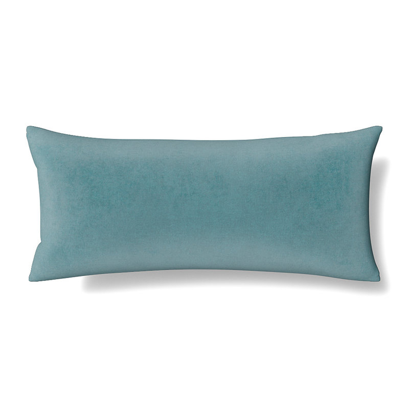 Rectangular Pillow Cover & Insert, Amalfi Blue, 16"H x 36"W