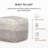 Teagan Upholstered Pouf-1025381829