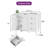 36'' Modern Single Bathroom Vanity Set With Resin Sink Top-2131578888