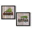 Classic Auto Christmas III - ensemble de 2 reproductions d'art encadrées-1819160288-1819160289-1819160290