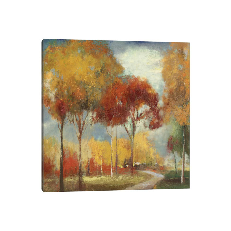 Odyssey 1 Piece Painting on Canvas, 45.72 cm H x 45.72 cm W x 1.91 cm D, Wrapped Canvas