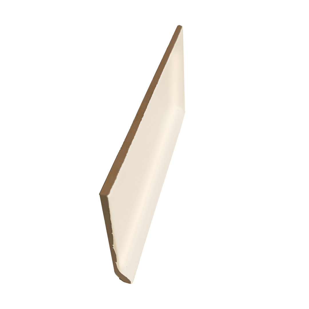 Color Beat Gloss 8'' L x 4'' W Ceramic Cove Base Tile Trim (Set of 50) PIXL 