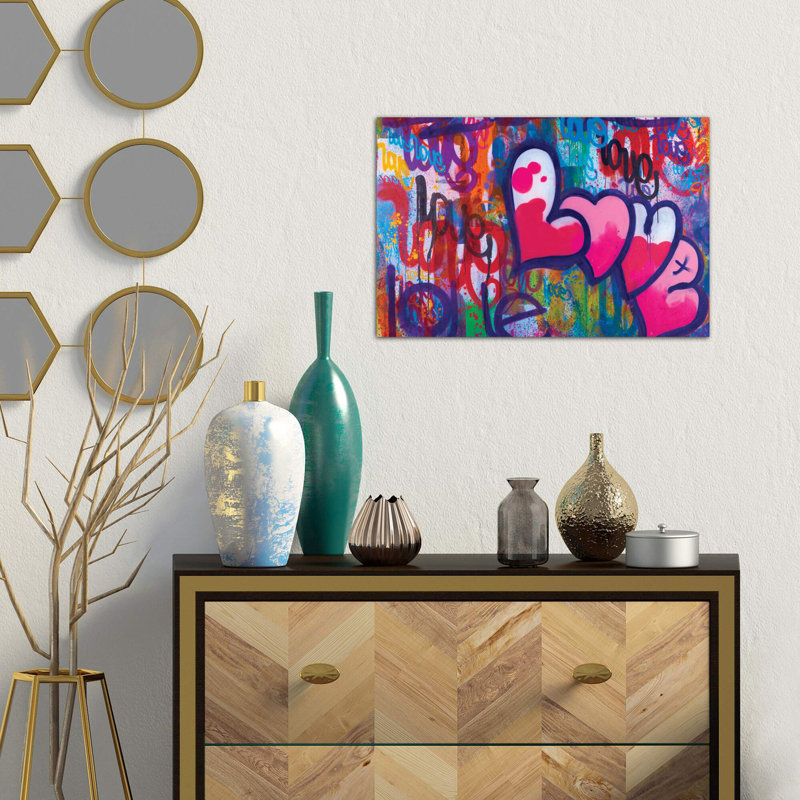 One Love IV - Wrapped Canvas Print, 66.04 cm H x 45.72 cm W x 3.175 cm D
