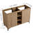 Kyle 48" Freestanding Bathroom Vanity Base with Soft-Close Doors & Open Storage Rack