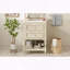 Meuble-lavabo rétro avec lavabo et rangement en céramique-1988974503