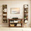 129 cm H x 30 cm W Etagere Bookcase