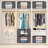 Grey Storage Bags - Stackable, Reinforced Handles, Perfect For Clothes Organization