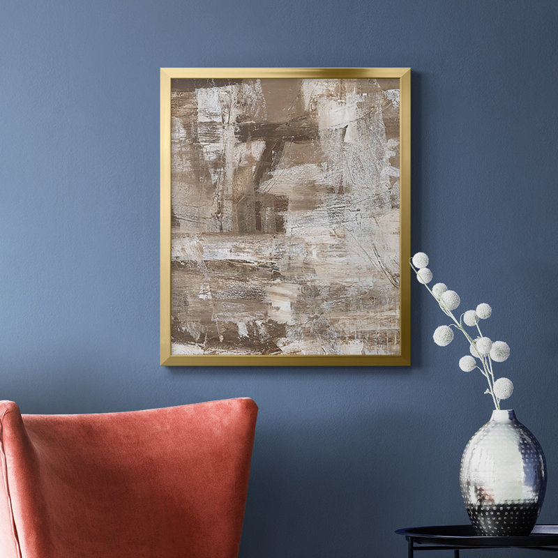Toile encadrée de qualité supérieure bronzée II - prête à être accrochée, Or, H 24 po x l 20 po