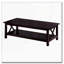 Ensemble de tables d'appoint 3 pièces Merlot foncé
