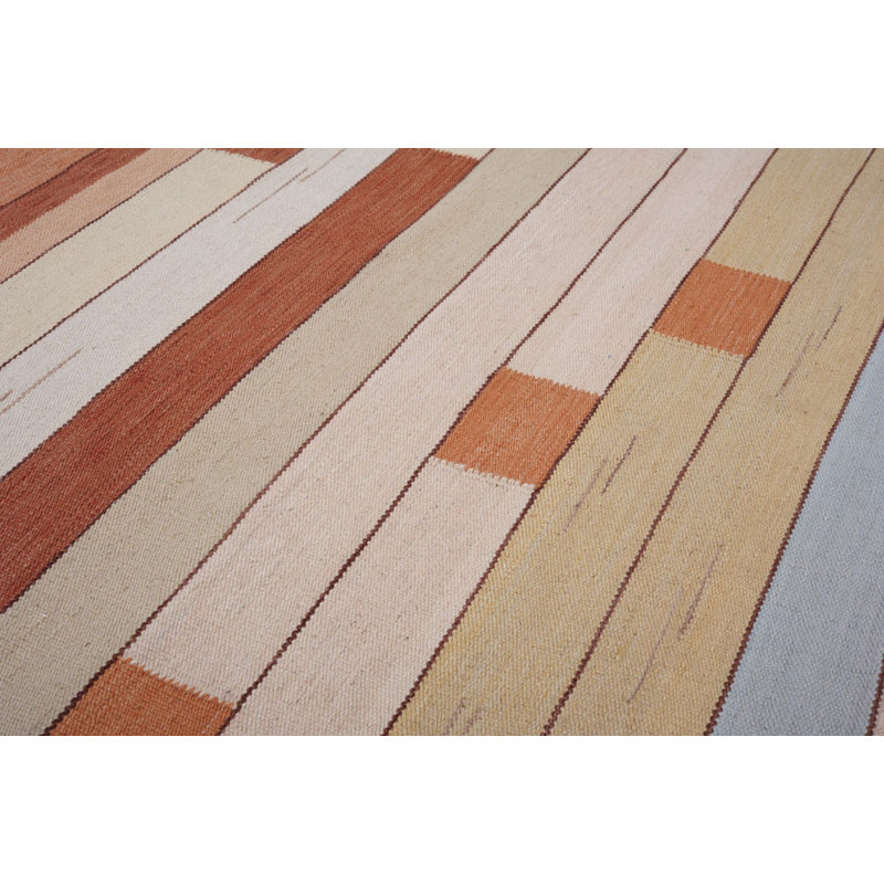 Striped Area Rug in Brown/Beige