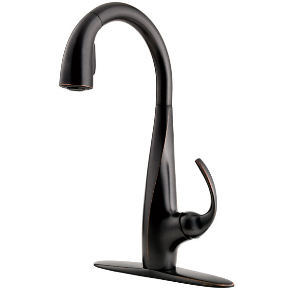 Pfister Avanti Pull Down Single Handle Kitchen Faucet - Wayfair Canada