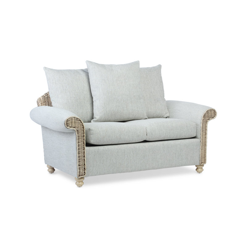 Damica 2 Seater Sofa, Pebble Grey, Brown