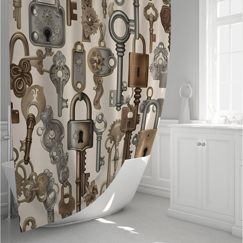 Rideau de douche SH00811, L 70 po x L 72 po