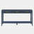Alkan Stylish Console Table with Vertical Stripe Drawers and Bottom Shelf-854922381