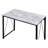 Rectangular Writing Desk With Metal Base-1651703151-1651703146