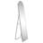 Adrian 16 in. W x 59 in. H Large Arched Metal Framed Floor Full-Length Mirror, Freestanding Bedroom Standing Mirror, Nickel-1047288790