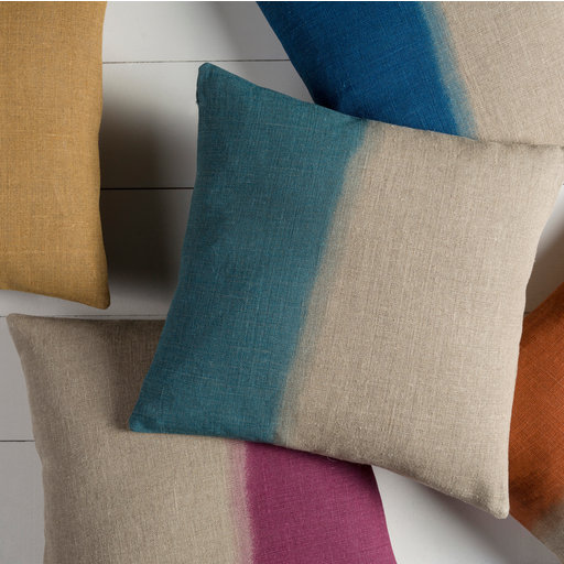 Miriam Striped Linen Pillow Cover, 18" x 18"