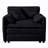 L-Shaped Sectional Sofa (Black)