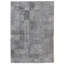 Sheepskin Geometric Area Rug in Gray
