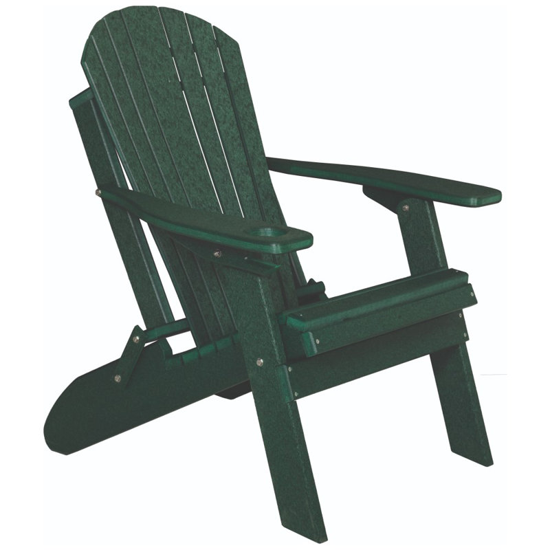 Brijido Outdoor Adirondack Chair, Turf Green