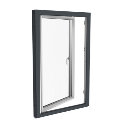 48 in. x 48 in. Elite Euro Tilt and Turn in White Right Single Sash