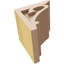 Bois de cèdre brut Mayflower TimberThane Corbel, apprêté brun clair-88292255