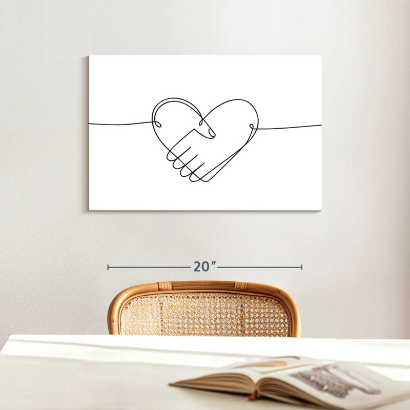 Poignée de main Hardie Heart, H 16 po x l 24 po