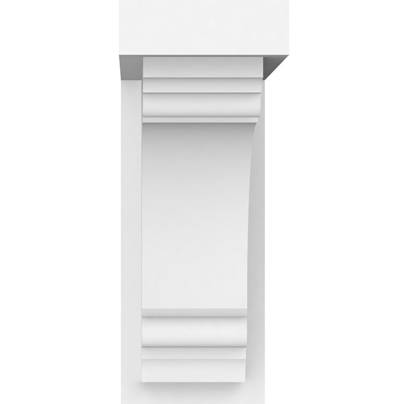 Support Standard Warren Architectural Grade PVC, H 9 po x l 3,5 po x p 9 po