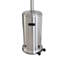 Chauffe-terrasse 46 000 - Génération de chaleur généreuse, matériau en aluminium, hauteur de 85,05 po, instructions d'assemblage faciles incluses, aspect gris acier efficace, poids de 68,44 lb, valve d'arrêt