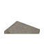 Mountain King Wool Geometric Area Rug in Gray