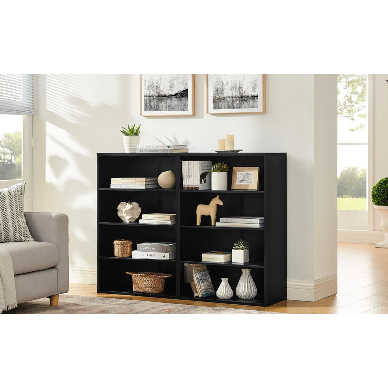 8 - Layer Cd Storage Bookcase, Adjustable Shelves, Living Room Kitchen Office, , Fine Finish, Corrosion Media Rack, Detachable Design, Bedroom Waterproof And
