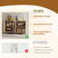 4-Door Wood Accent Cabinet with Fluted Textured Doors