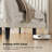 Upholstered Bed Frame with Channel Tufted Headboard-124323809-97872335
