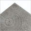 Table d'appoint TESS Modern - forme de sablier torsadé, gris clair, sans assemblage-129458317